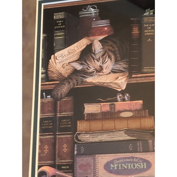 Charles Wysocki "Max In The Stacks", 1 Of 3, Classic Tales Print-Framed - Picture 3 of 9